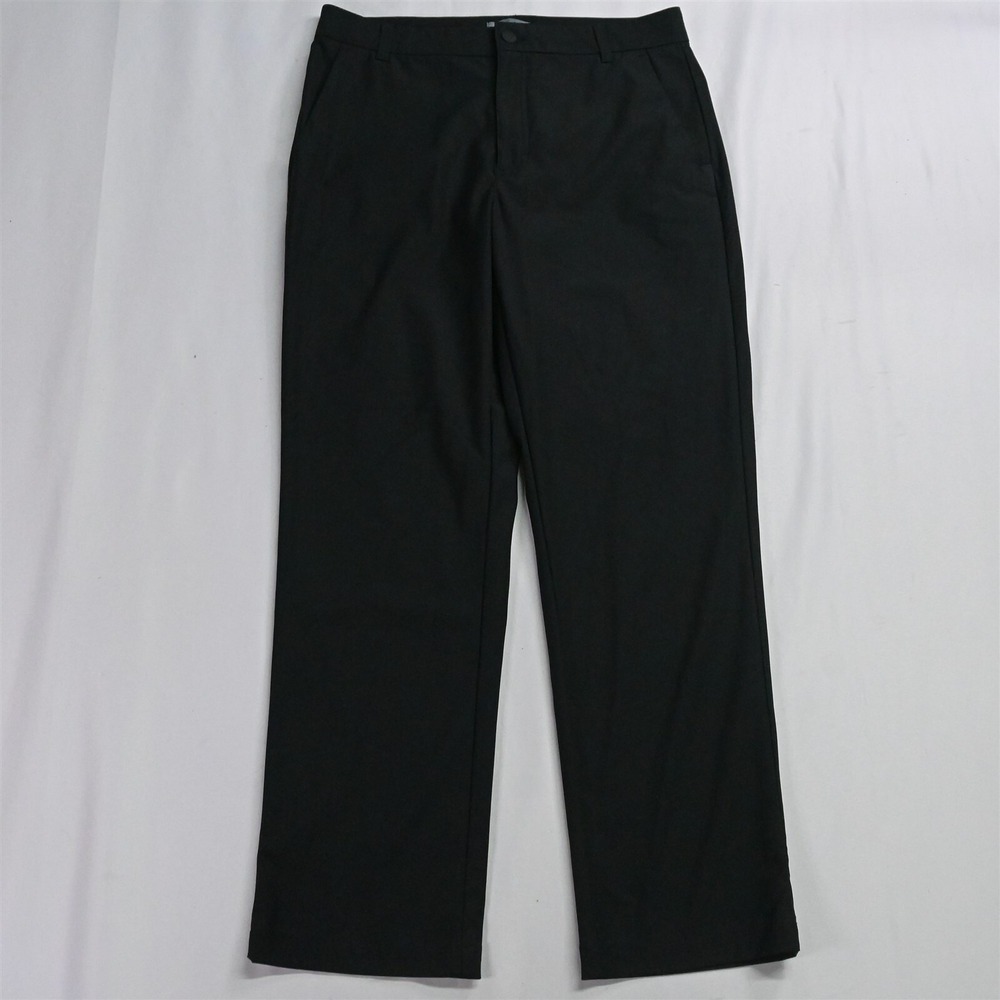 VRST 32 x 30 Black Tech Performance Straight Dress Pants